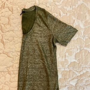 Banana Republic Green Metallic T-shirt